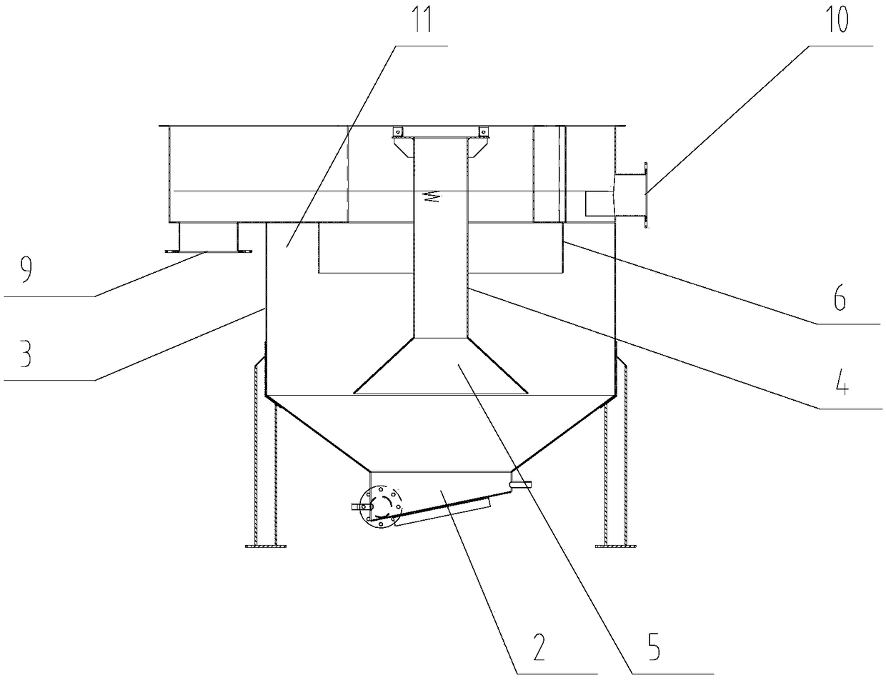 Hydrocyclone desanding device and utilization method thereof