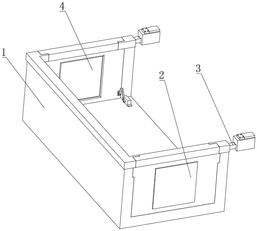 A fire-linked balcony railing escape channel