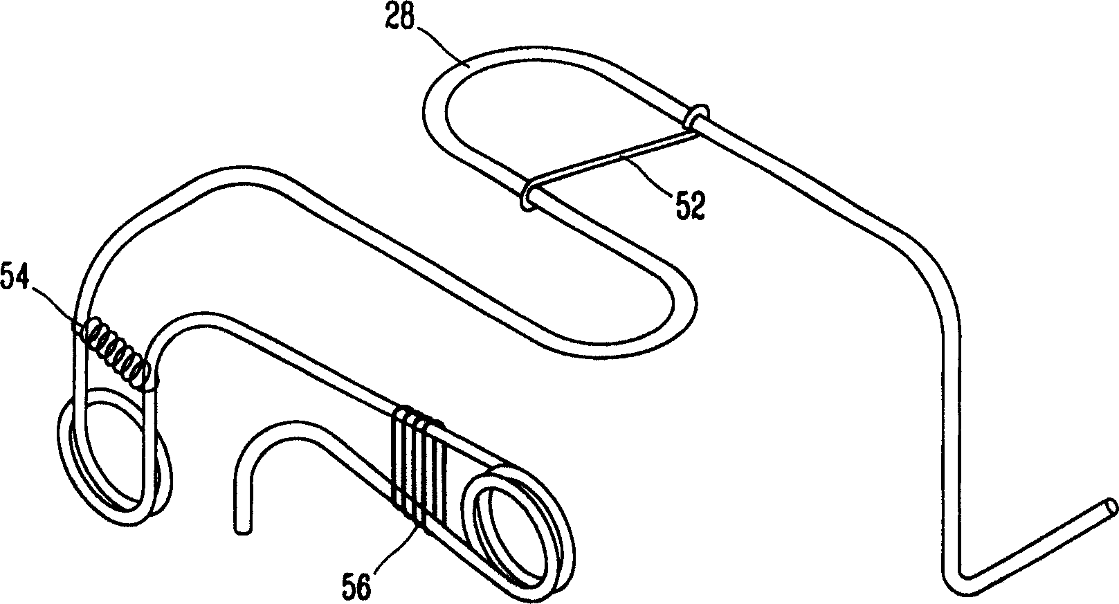 Vibration reduction structure of reciprocating compressor