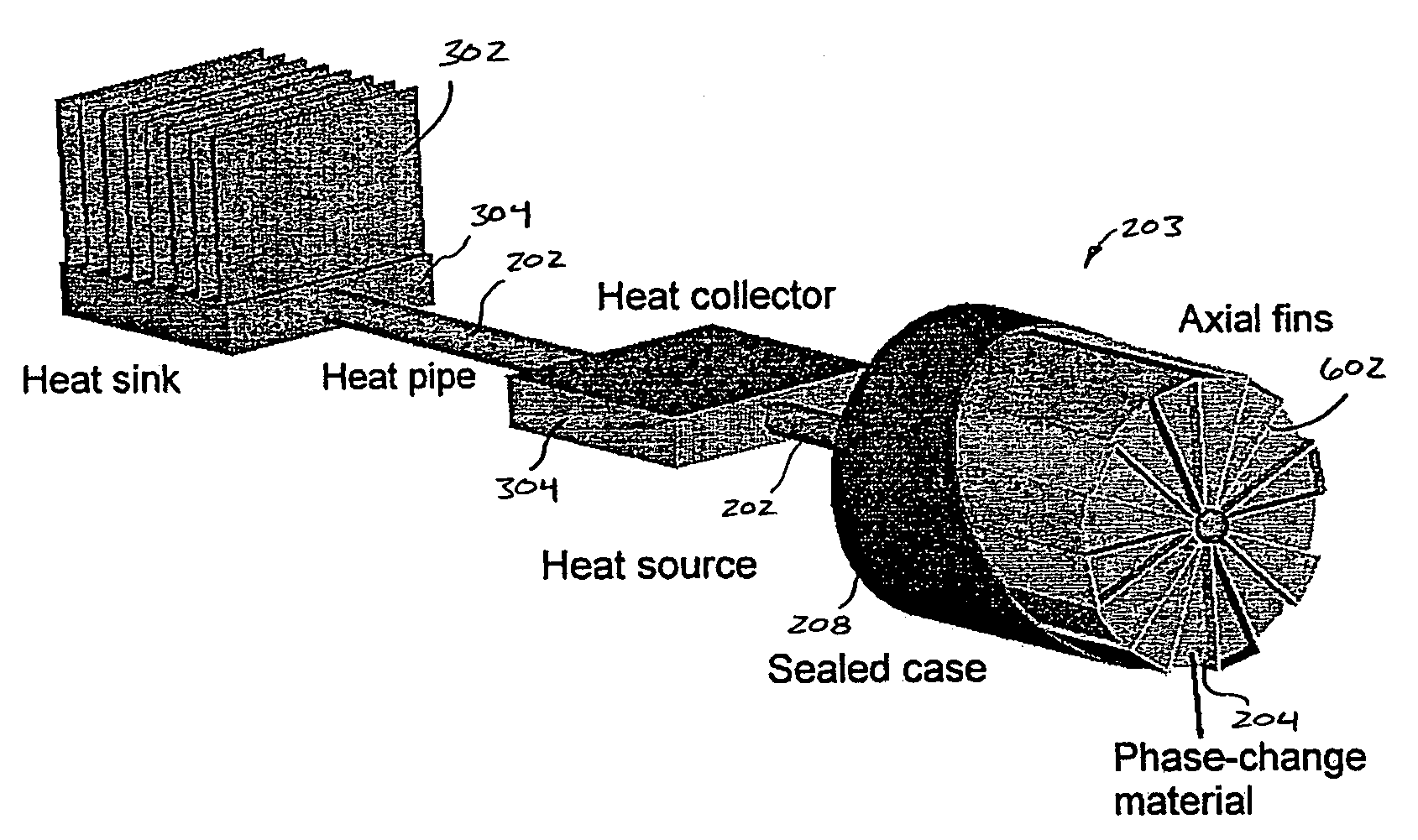 Phase-change heat reservoir device for transient thermal management