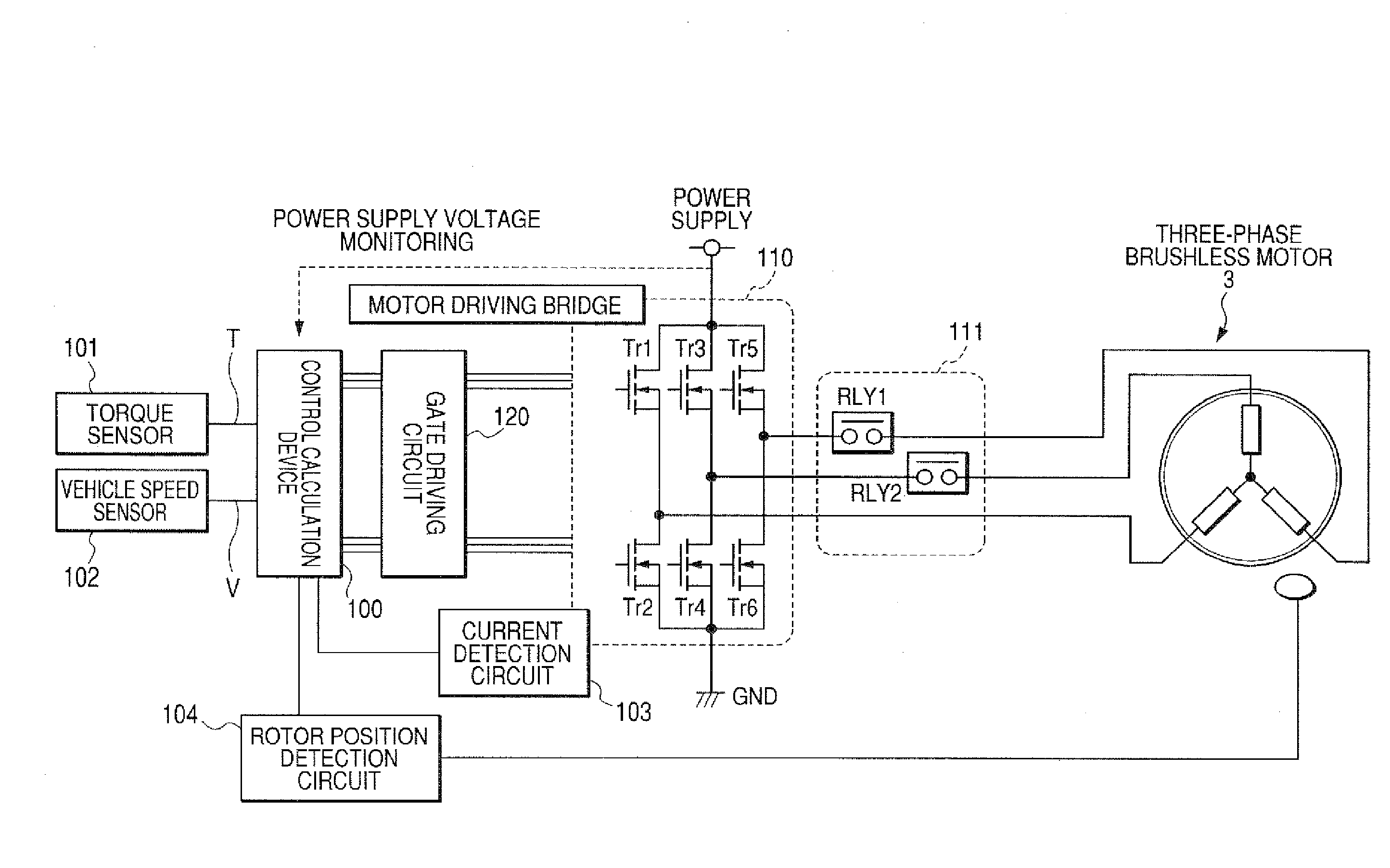 Control device for electric power steering apparatus