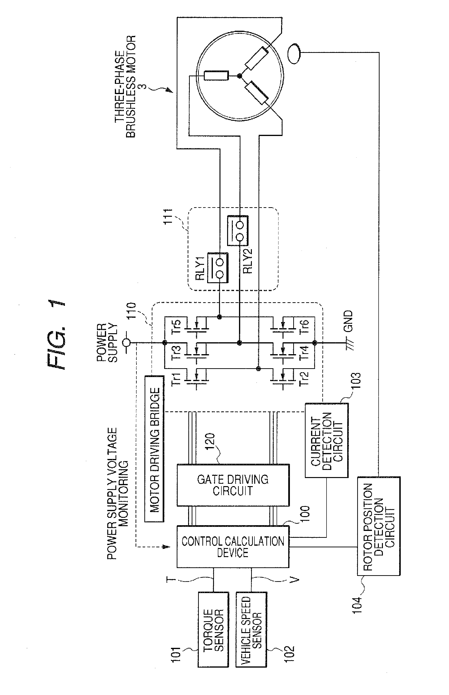 Control device for electric power steering apparatus