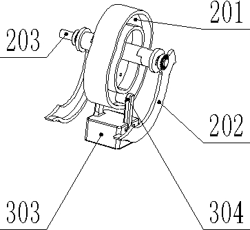 A stamping type automatic stamping machine