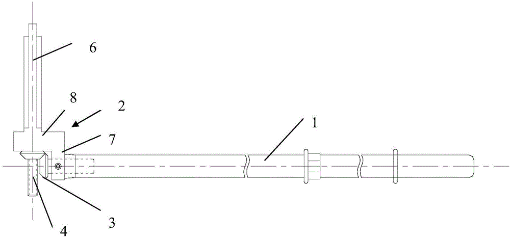 Indoor ground wire steering grounding clamp