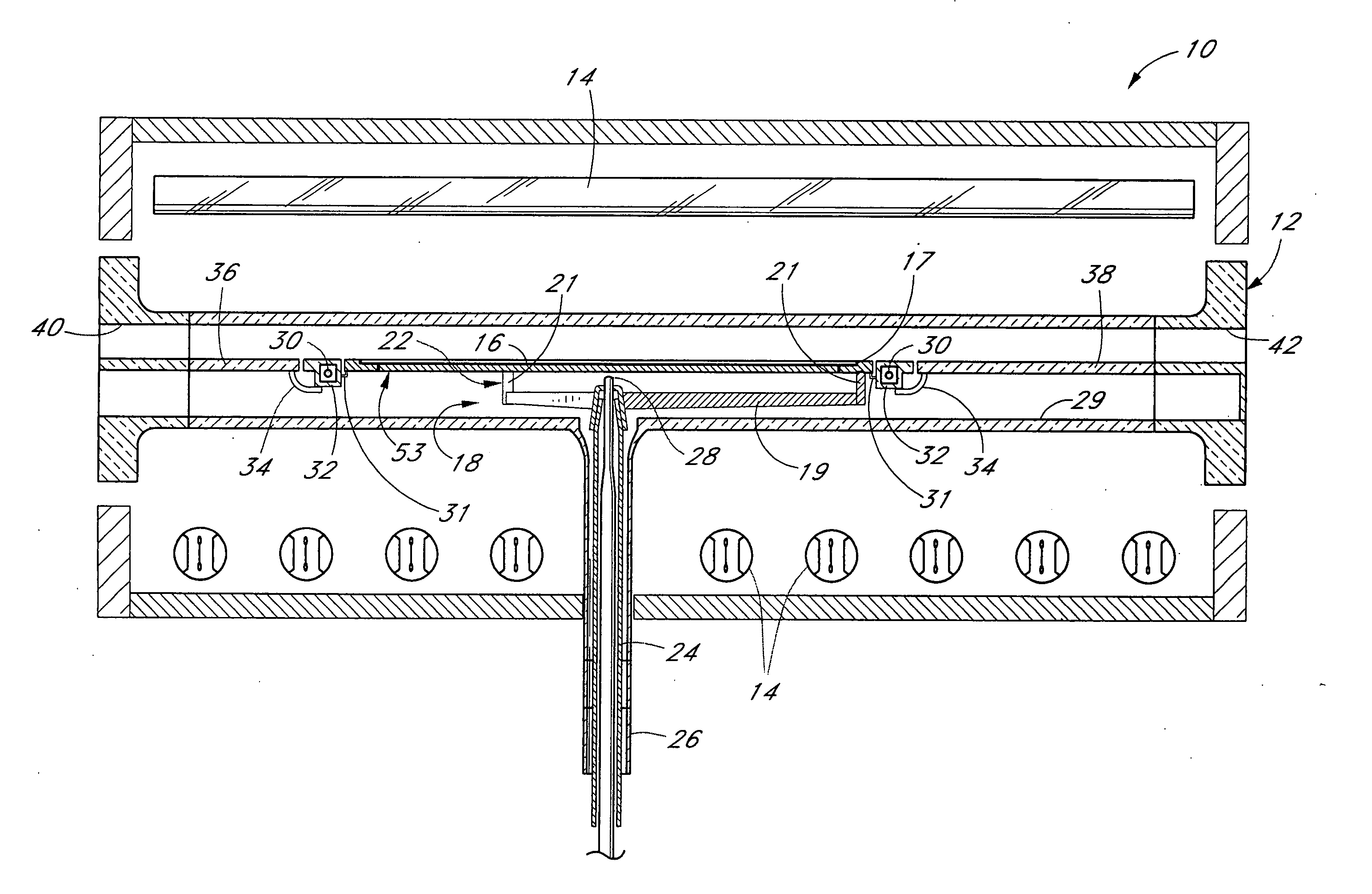 Wafer holder with peripheral lift ring