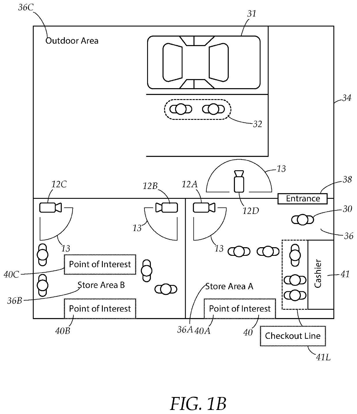 System and method for visually tracking persons and imputing demographic and sentiment data