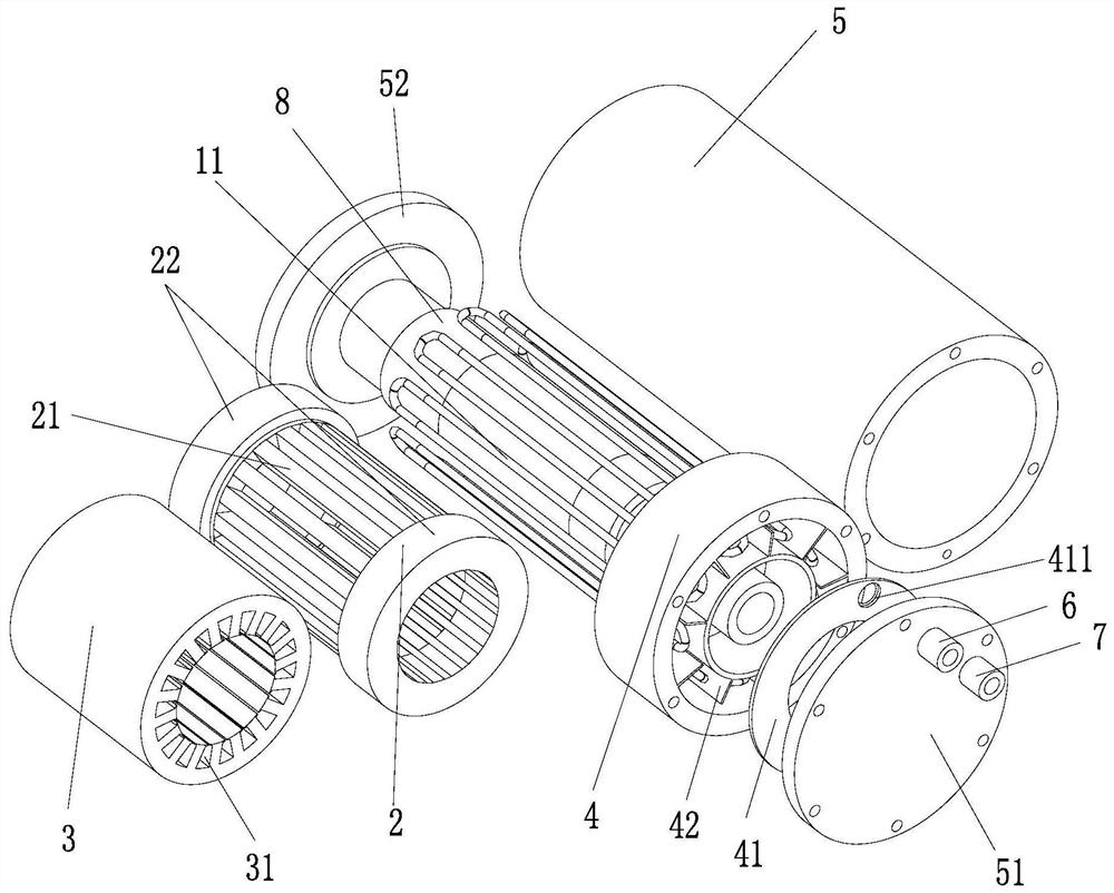 Motor based on pulsating heat pipe