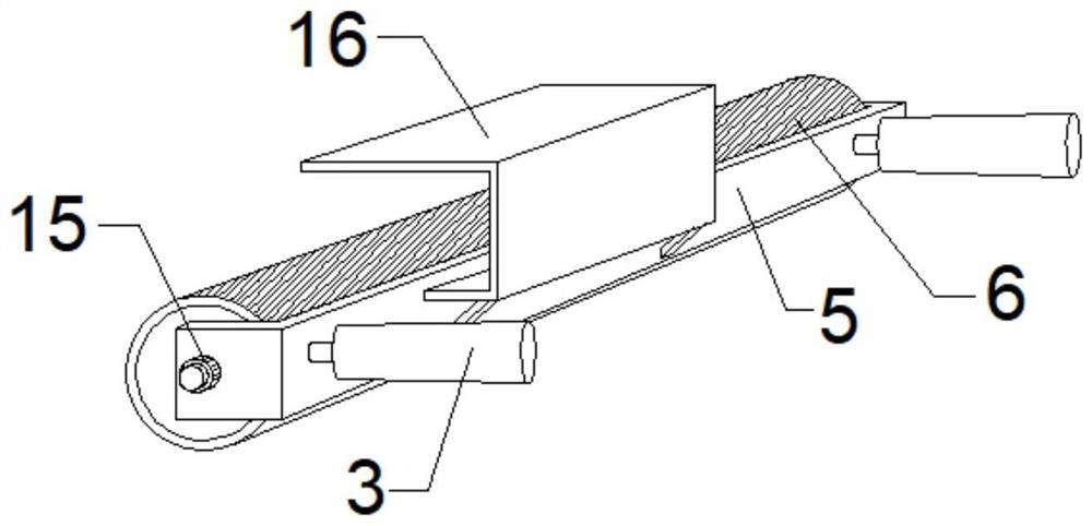 Road roller wheeler interval buffer protection assembly and using method