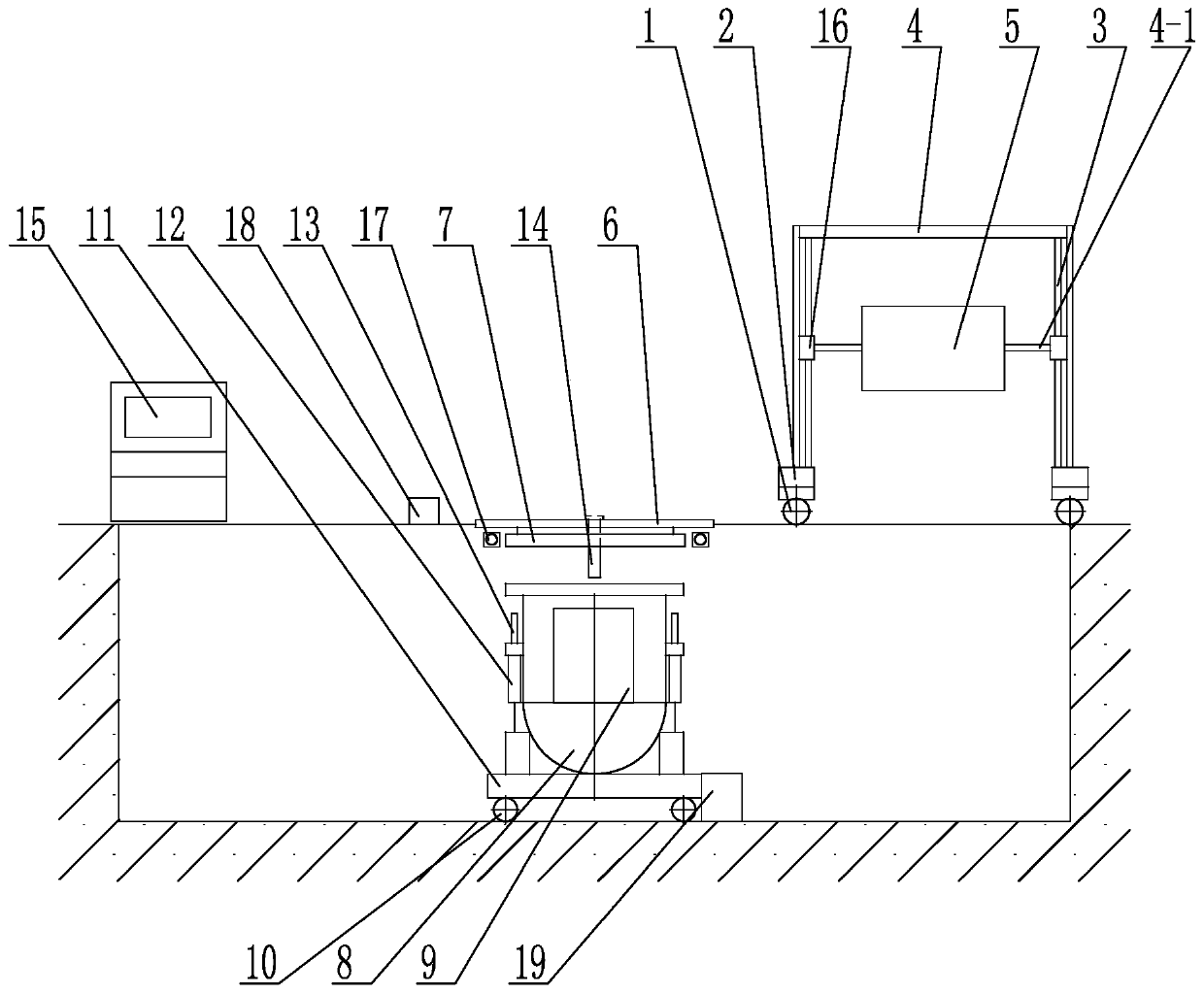 A kind of magnesium alloy automatic low-pressure casting method