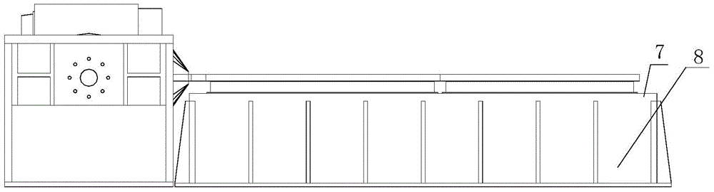 Double-platform shunt-excitation horizontal vibration test system with combined table facet