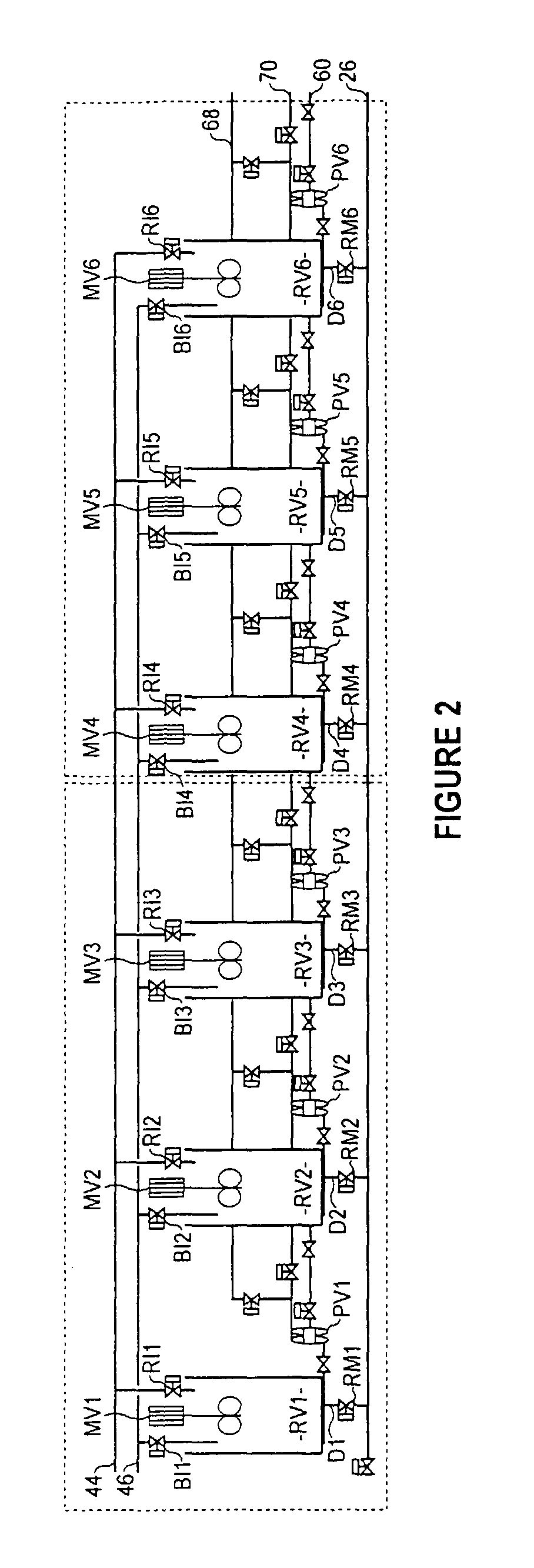 Plug-flow regeneration process