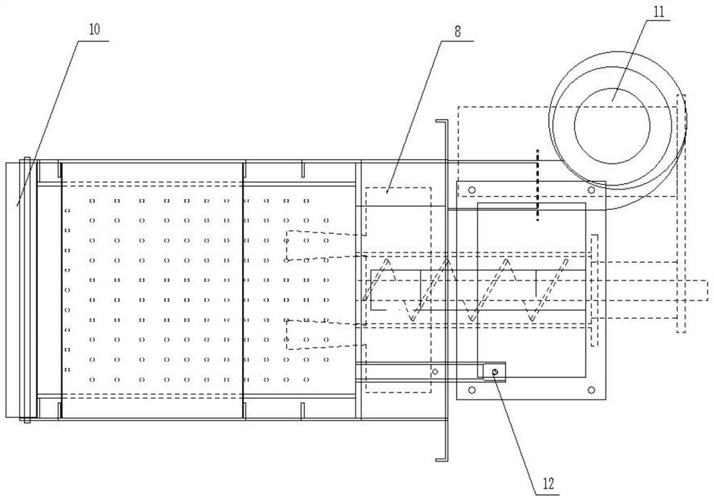 Burner with convex slag pushing plate