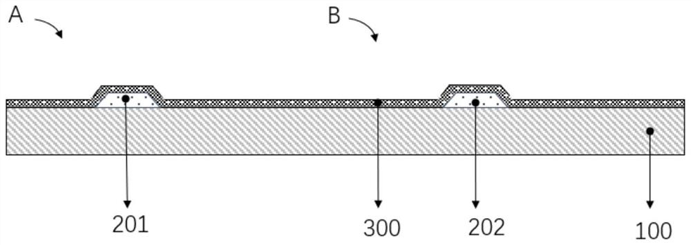 Photoinduction array substrate, preparation method thereof and display