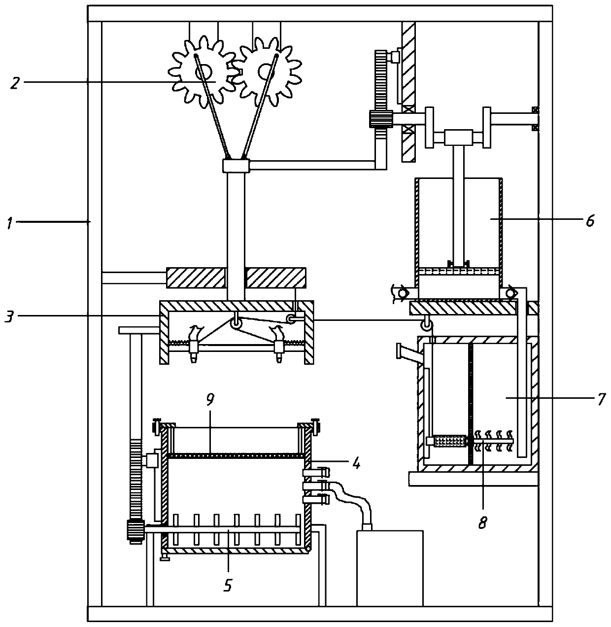 Pretreatment device for petroleum-contaminated soil remediation