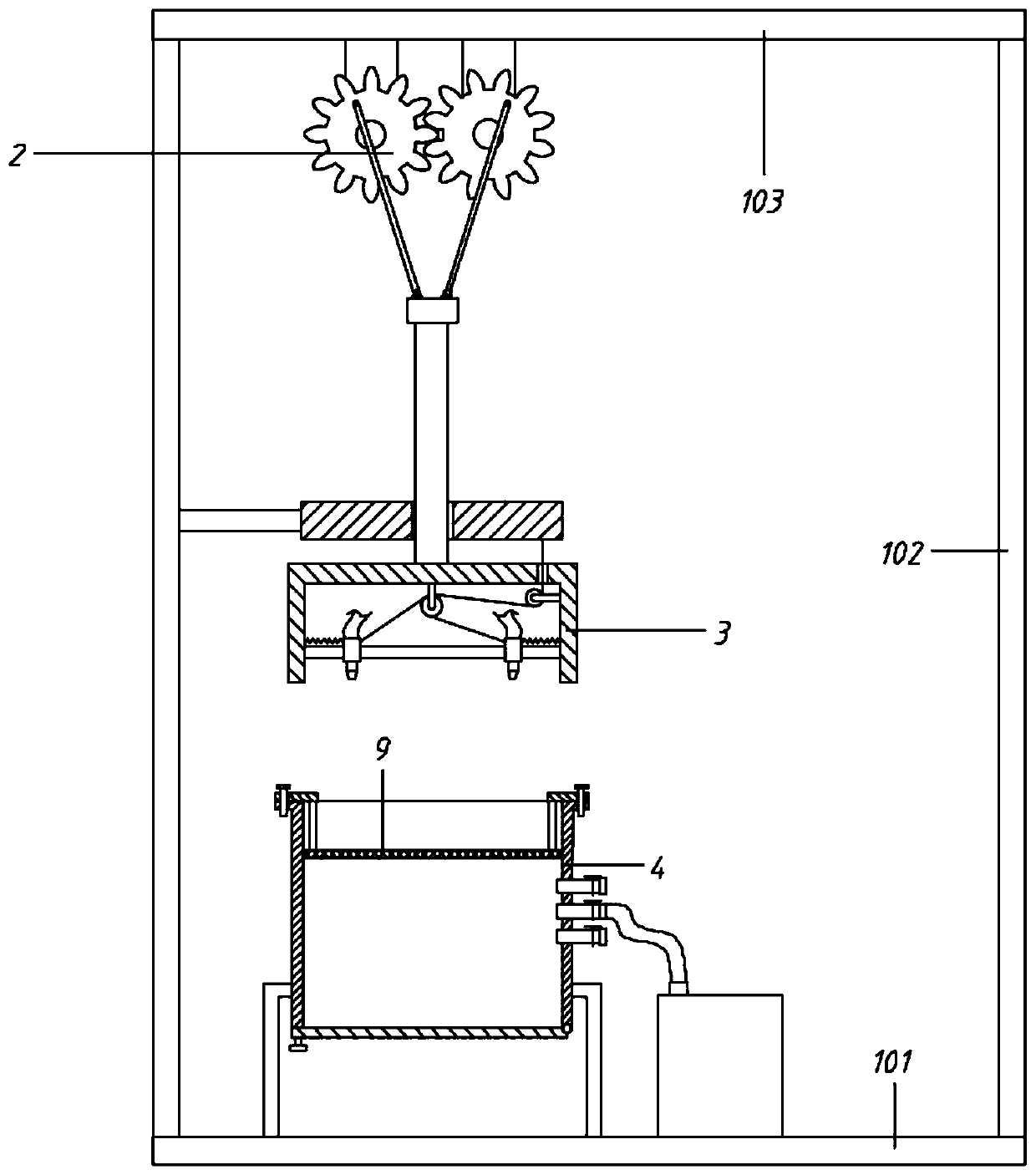 Pretreatment device for petroleum-contaminated soil remediation