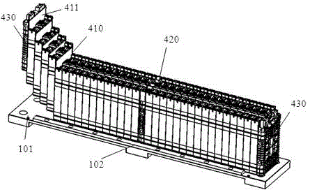 Assembling and shaping fixture for vehicle-mounted battery pack system module and assembling and shaping method thereof