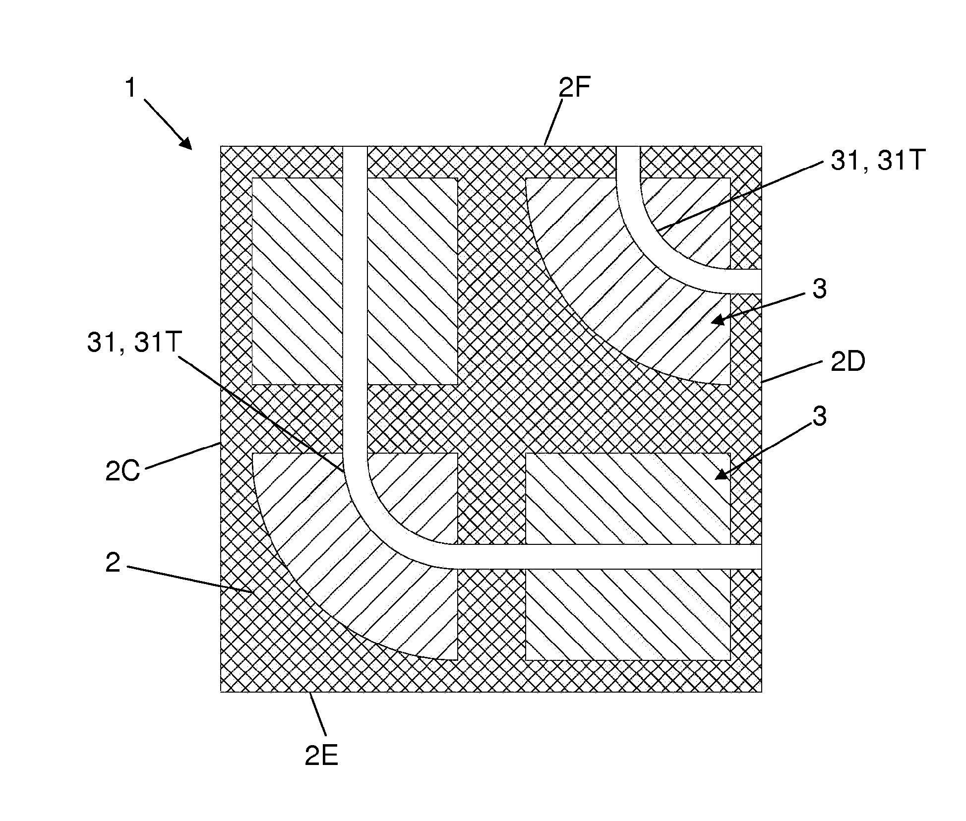 Modular panel for thermal energy transfer