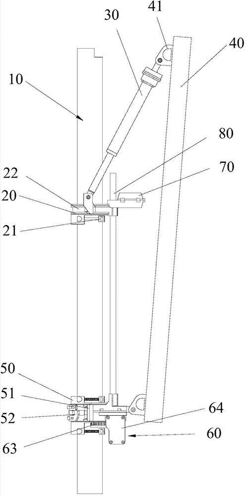 Automatic antenna control device used on base station