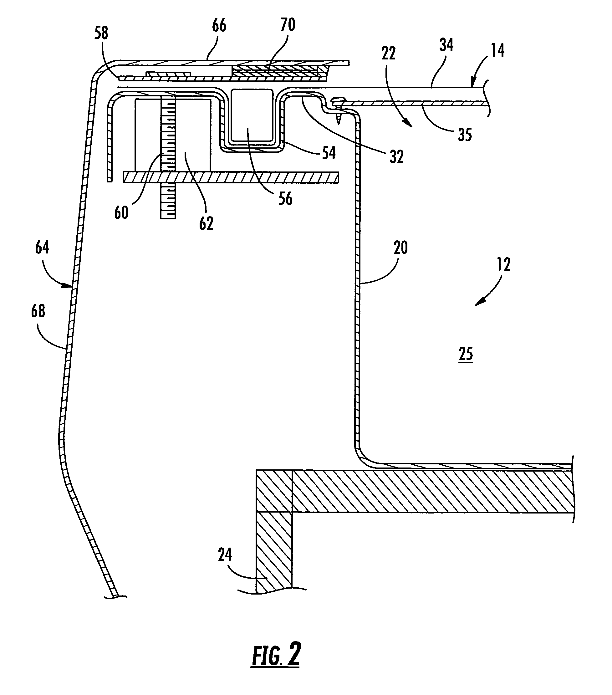 Dry hydro-therapy body massage apparatus with low profile enclosure panels