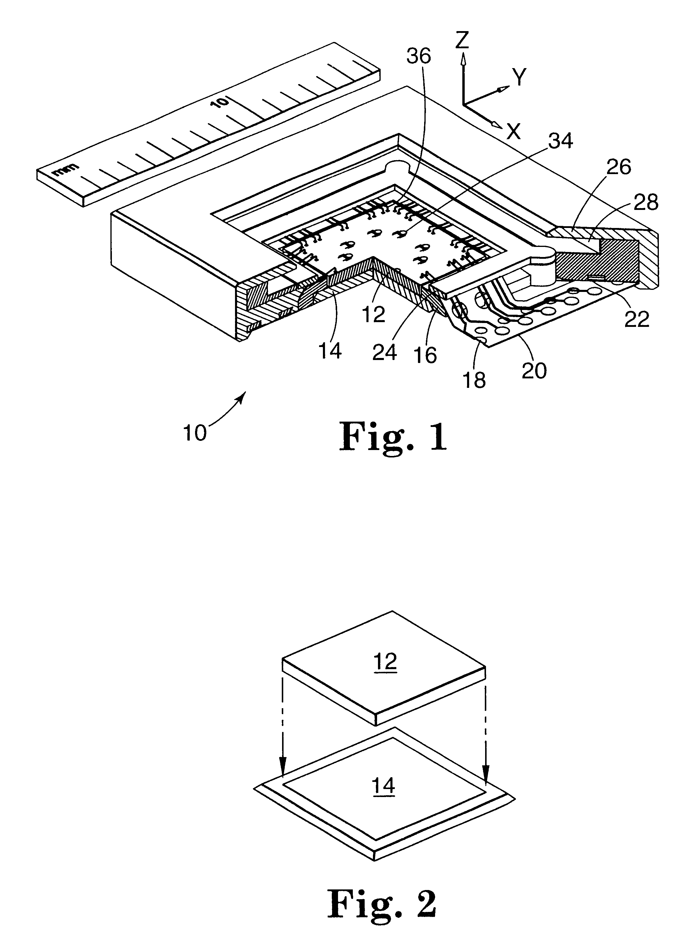 MEMS package with flexible circuit interconnect