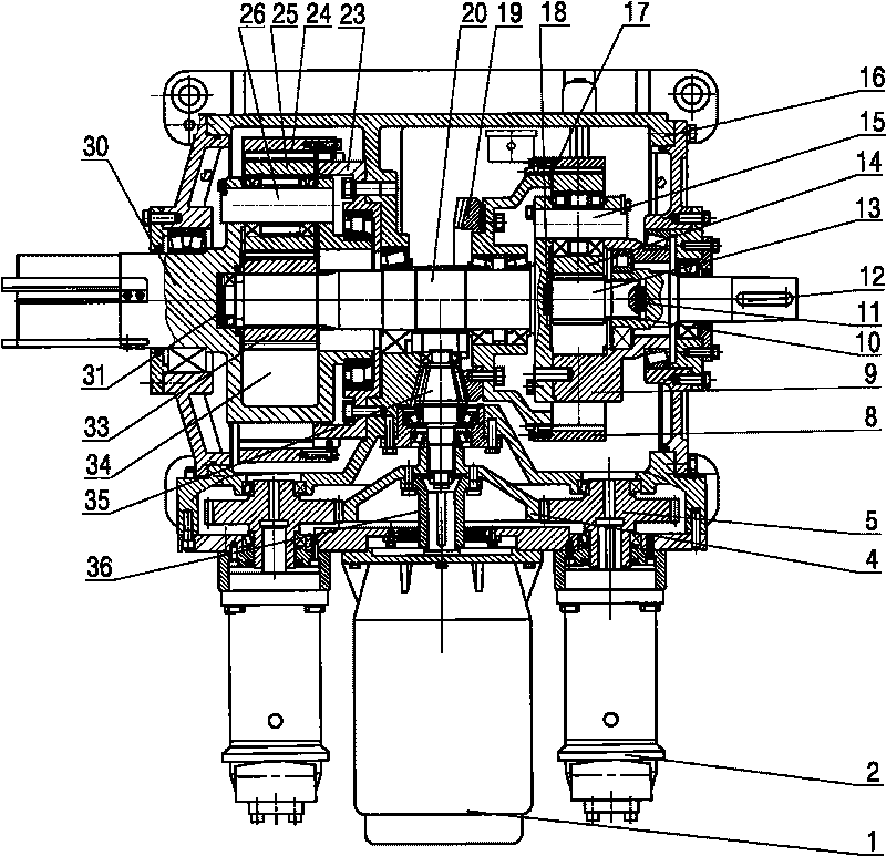 Mechanical-electrical liquid mixing soft start stepless speed regulator