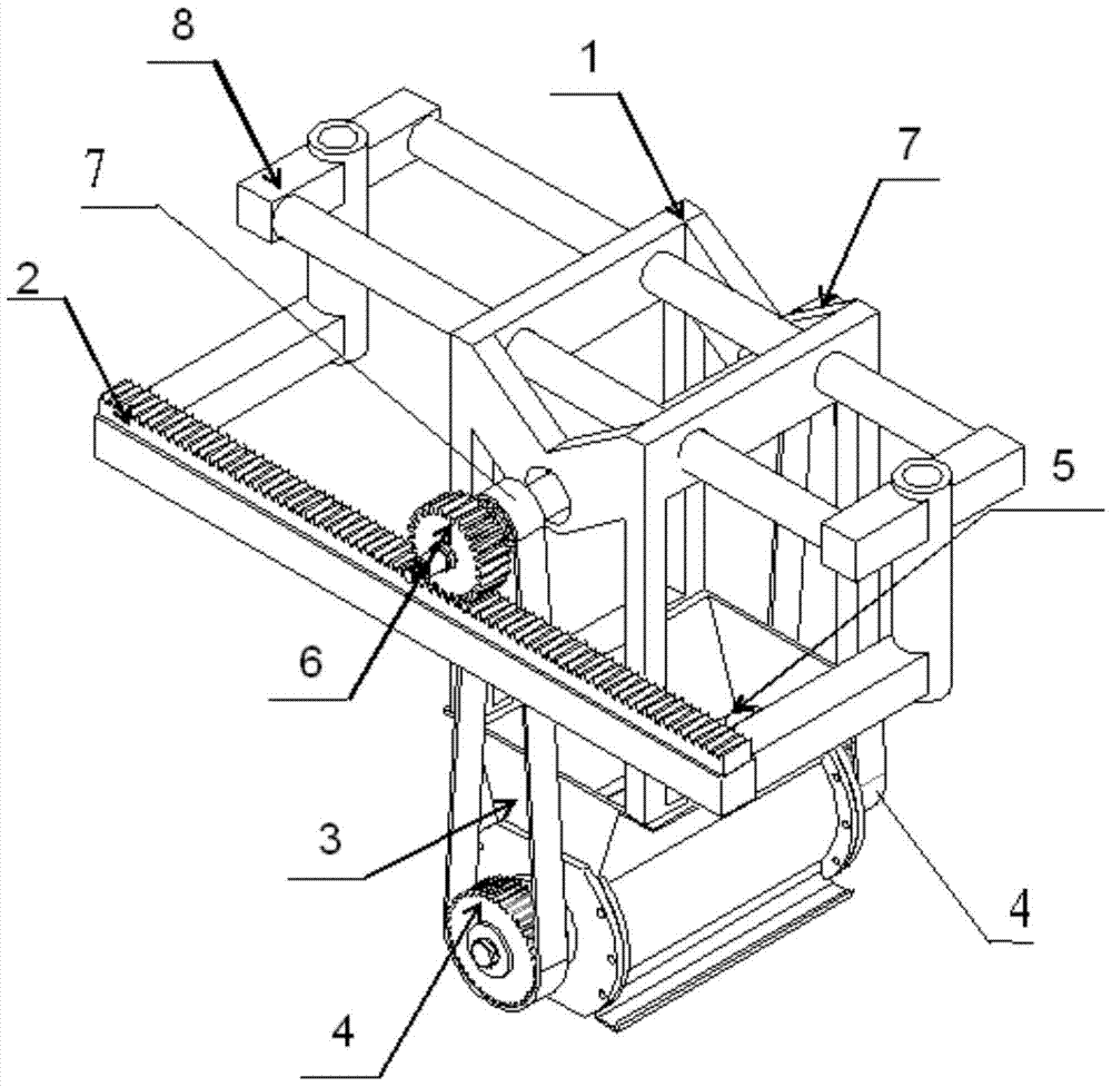 A feeding device for making schist-like materials