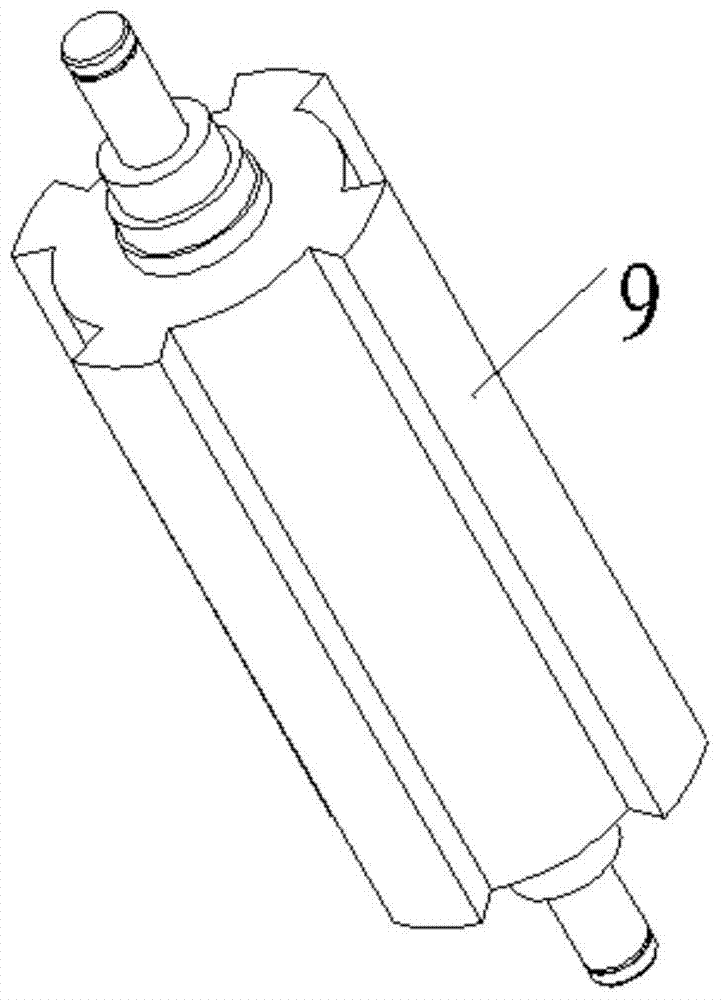 A feeding device for making schist-like materials