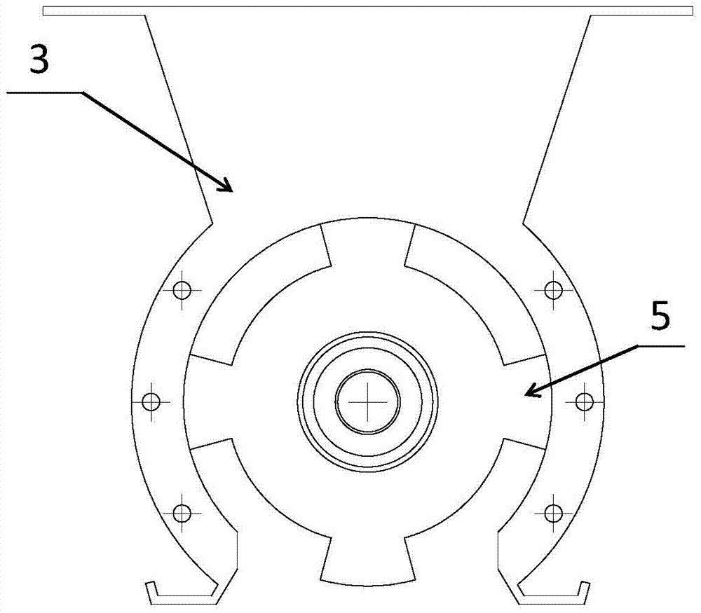 A feeding device for making schist-like materials