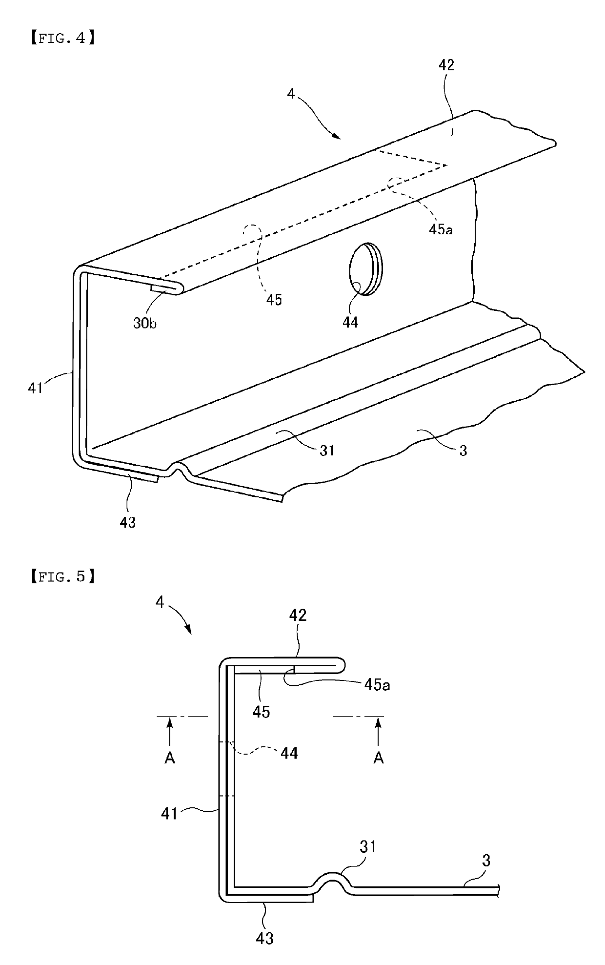 Duct flange structure, and manufacturing method for the same