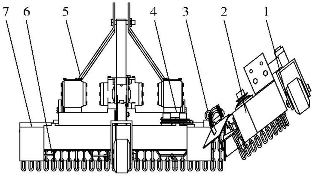 Pesticide spraying and weeding integrated device