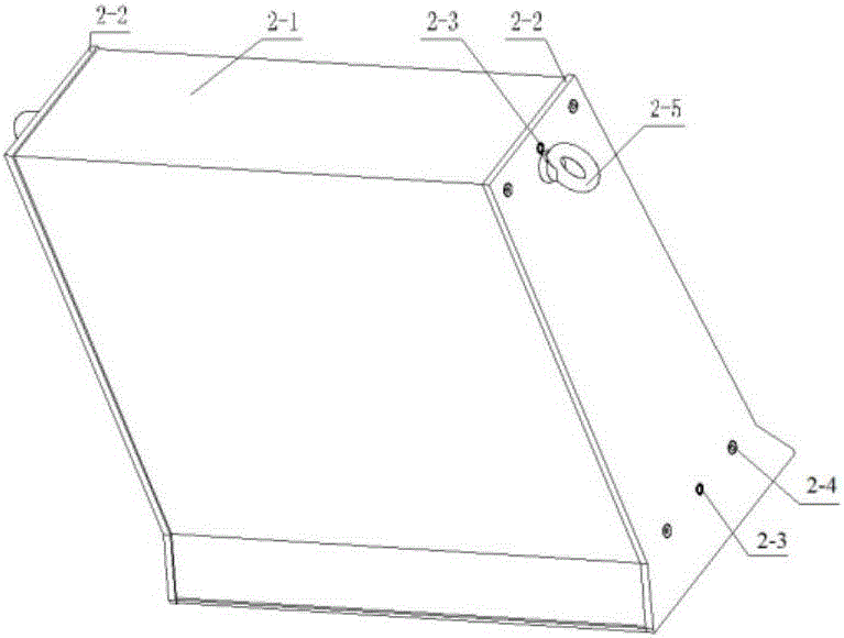 Box-shaped part molding mold with grid rib framework