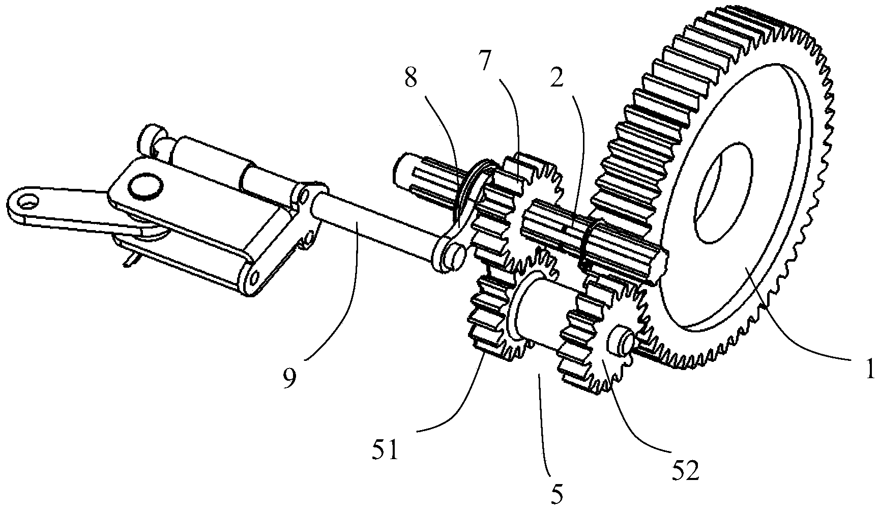 Overdrive transmission device convenient for steering switching