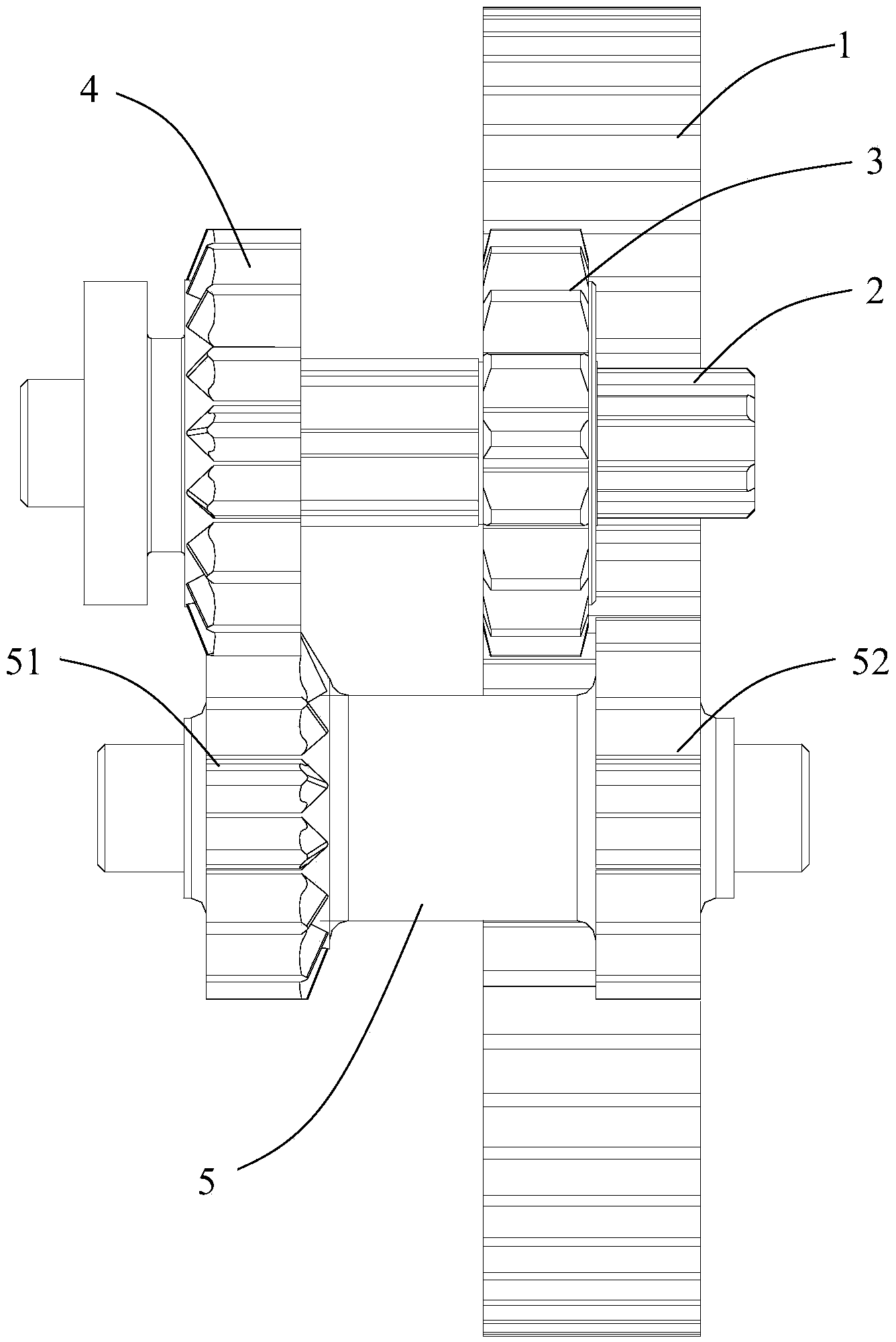 Overdrive transmission device convenient for steering switching