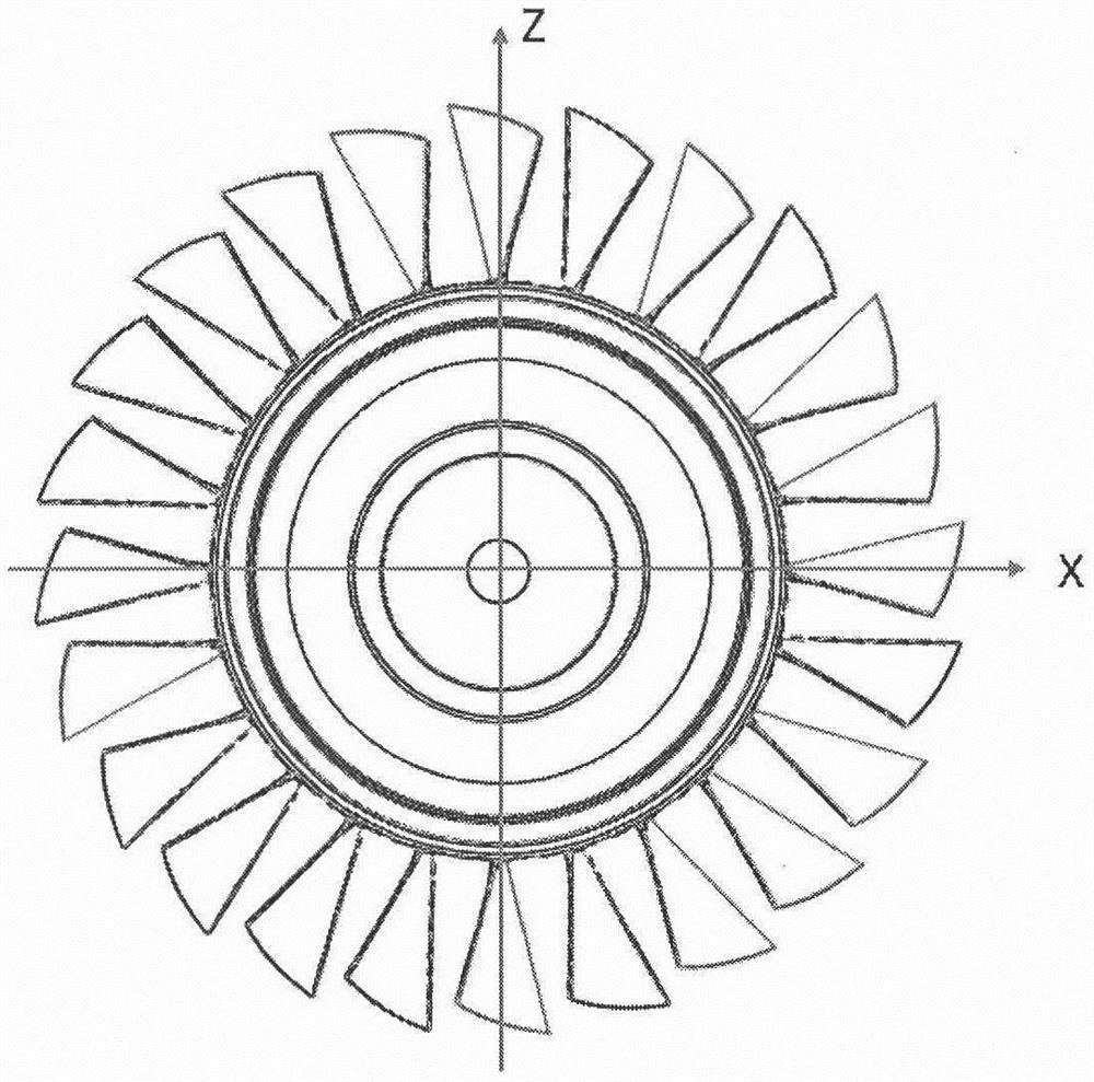 Measuring head pose planning method for blisk three-coordinate measuring machine