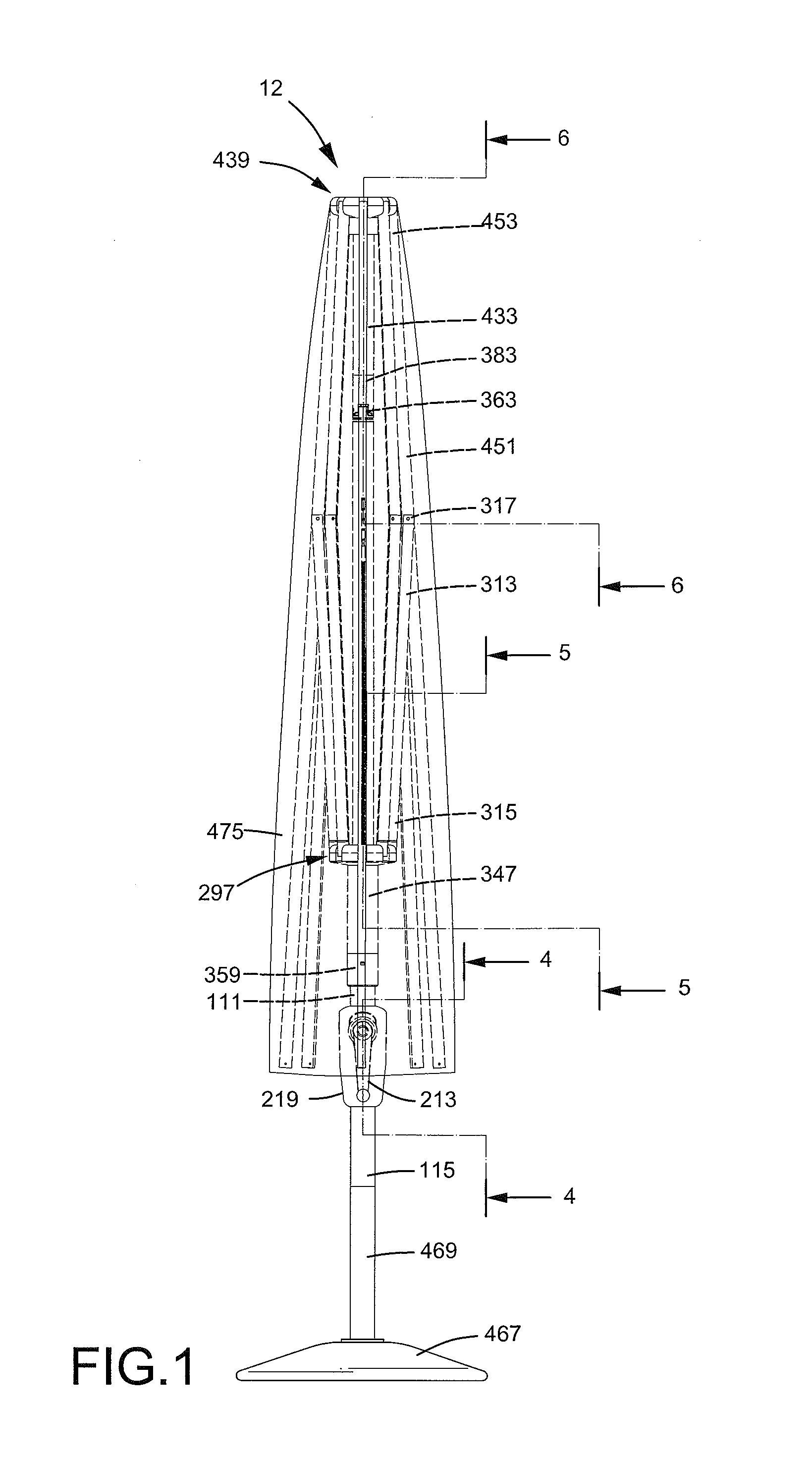 Tiltable sunshade