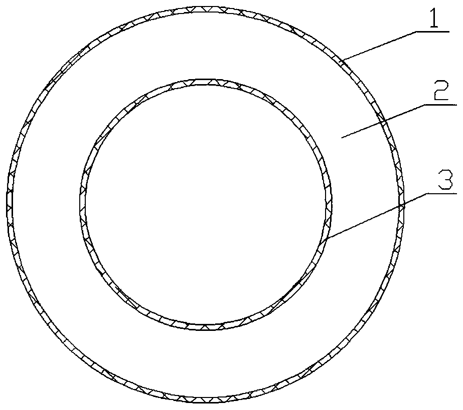 Anti-scaling plastic pipe with far infrared radiation function and preparation method thereof