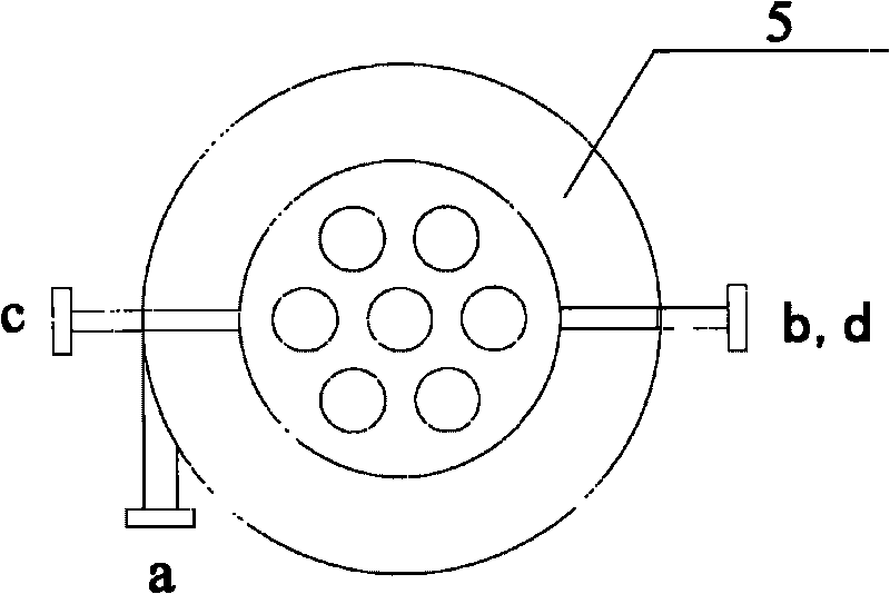 Gas-solid phase reaction separation system and separation method thereof