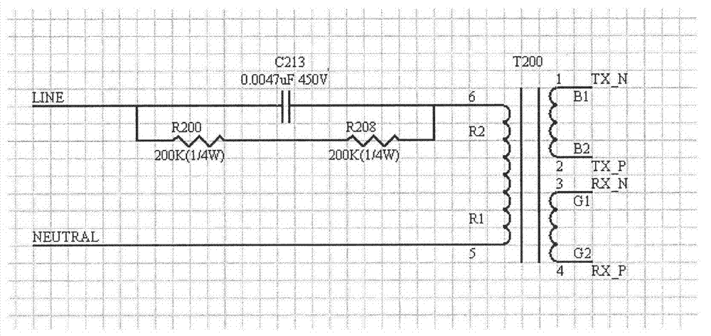 Anti-theft system based on power line carrier communication and dynamic image detection