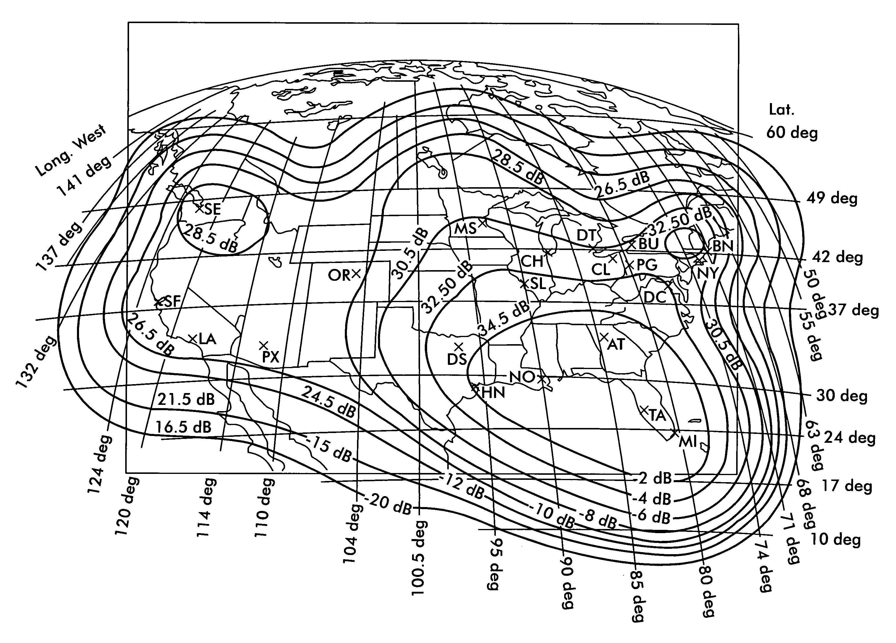 Satellite broadcast communication method and system