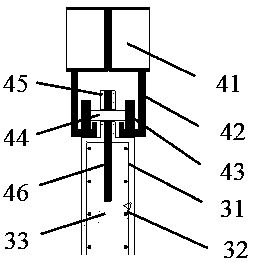 Damping ground connection type fabricated reinforced concrete tuning quality damping wall