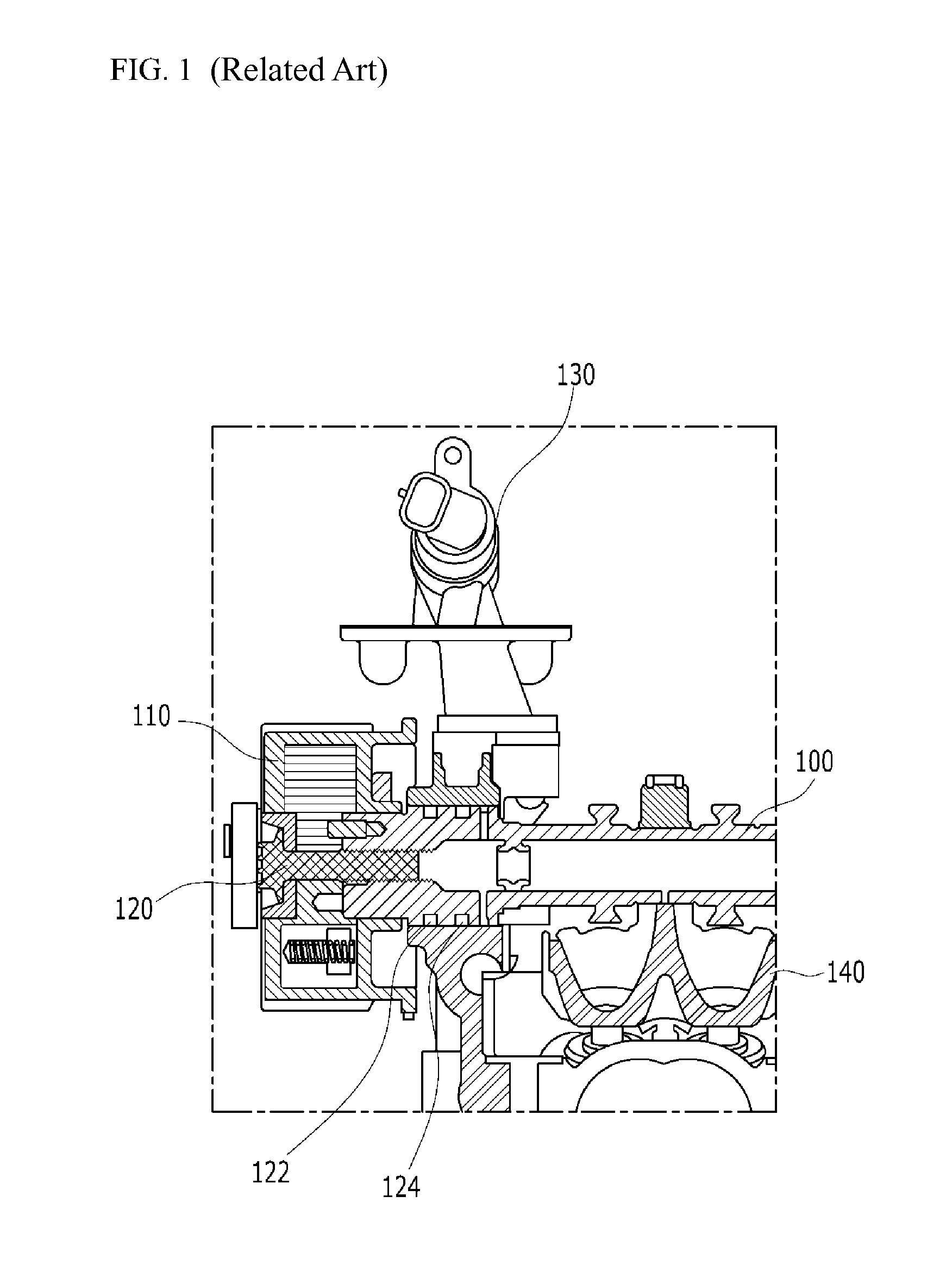 Engine having continuously variable valve timing mechanism