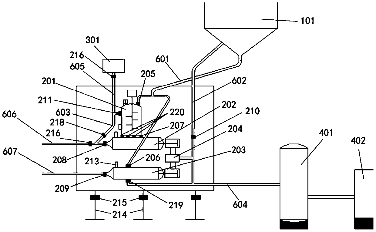 Environment-friendly cement feeding and conveying device and cement mixing pile construction system