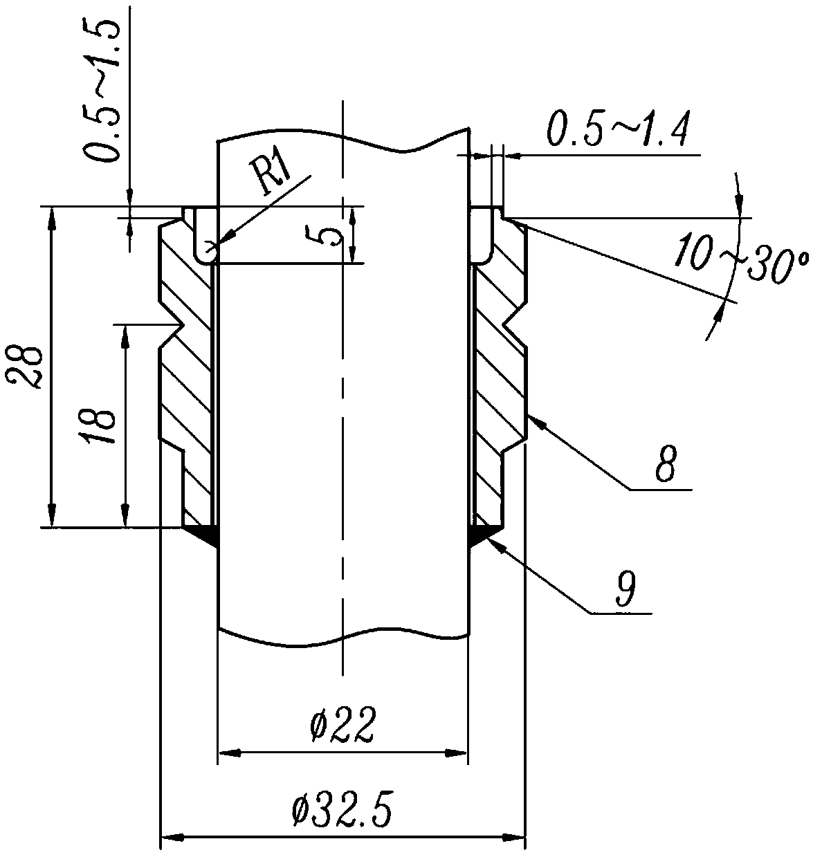 Automatic filler wire welding process of electric heating elements of voltage stabilizer of nuclear power plant