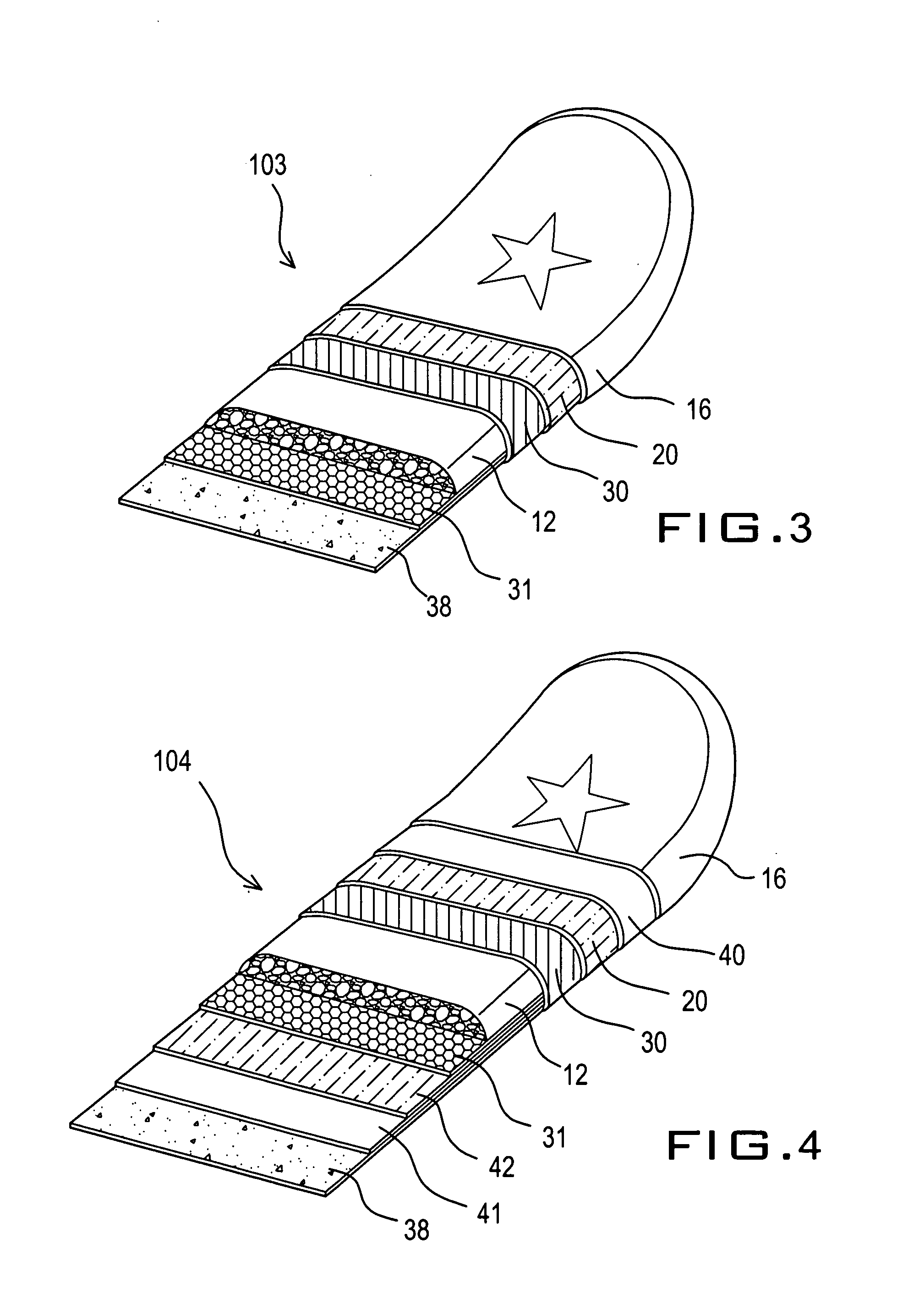 Multi-layer sports board with graphic imprinted skin