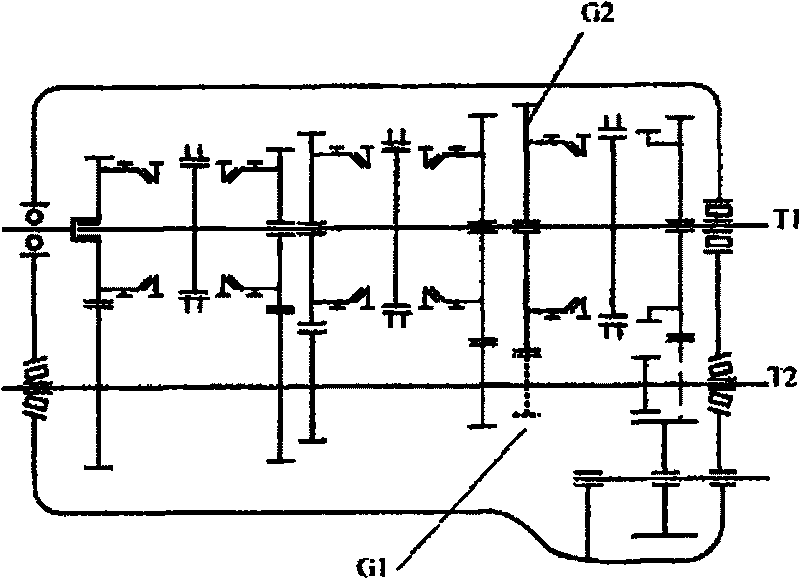 Series-parallel type hybrid power-driven system and drive method