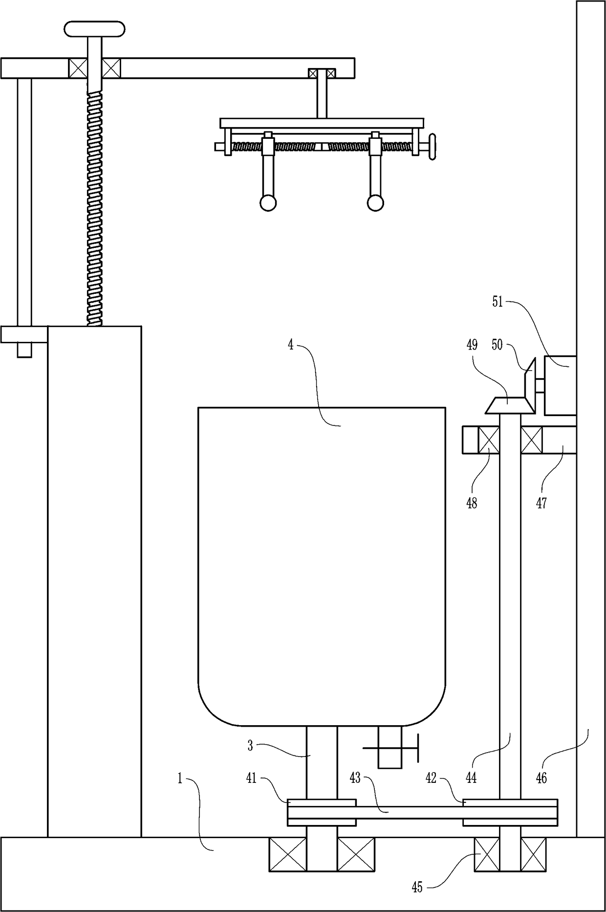 Disinfection device for surgical operation scissors