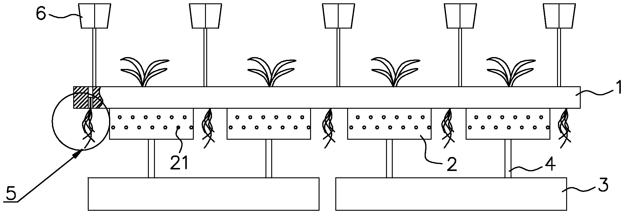 Ecological floating bed