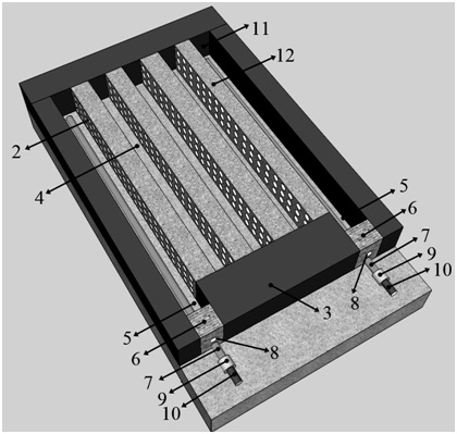 Method for storing carbon dioxide gas in a goaf filled with porous media