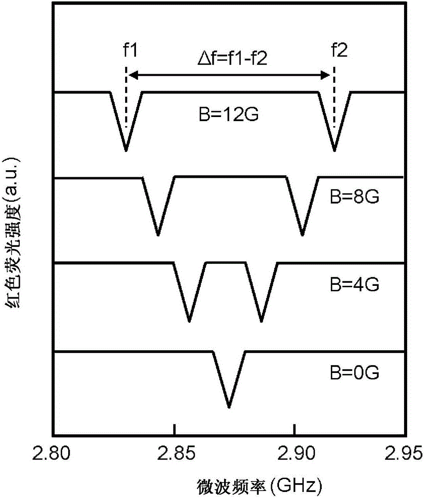 Diamond crystal, diamond element, magnetic sensor, magnetic measurement device, and method for manufacturing sensor array