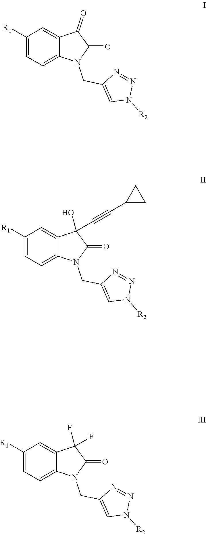 Isatin-derived compounds, use of the compounds for the treatment of AIDS and method of treatment using these compounds